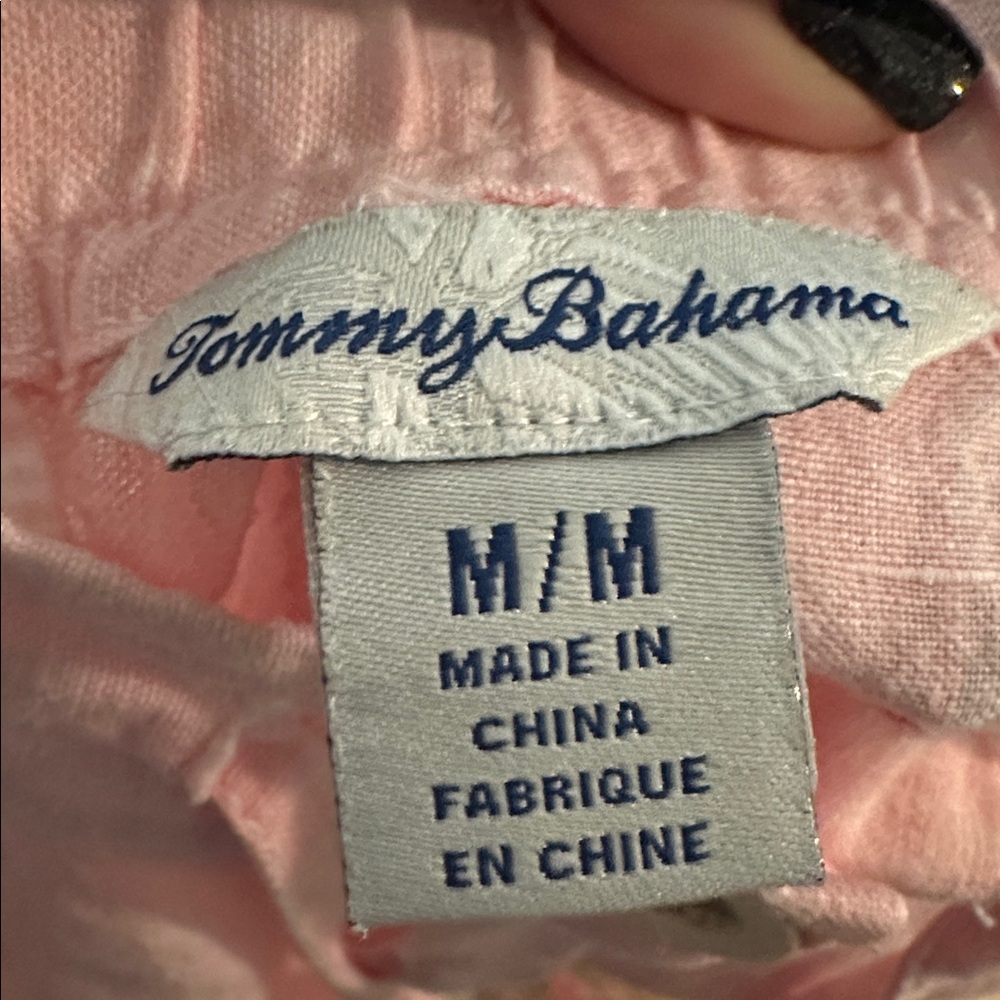 Tommy Bahama Light Pink Women's linen Shorts - Picture 4 of 6